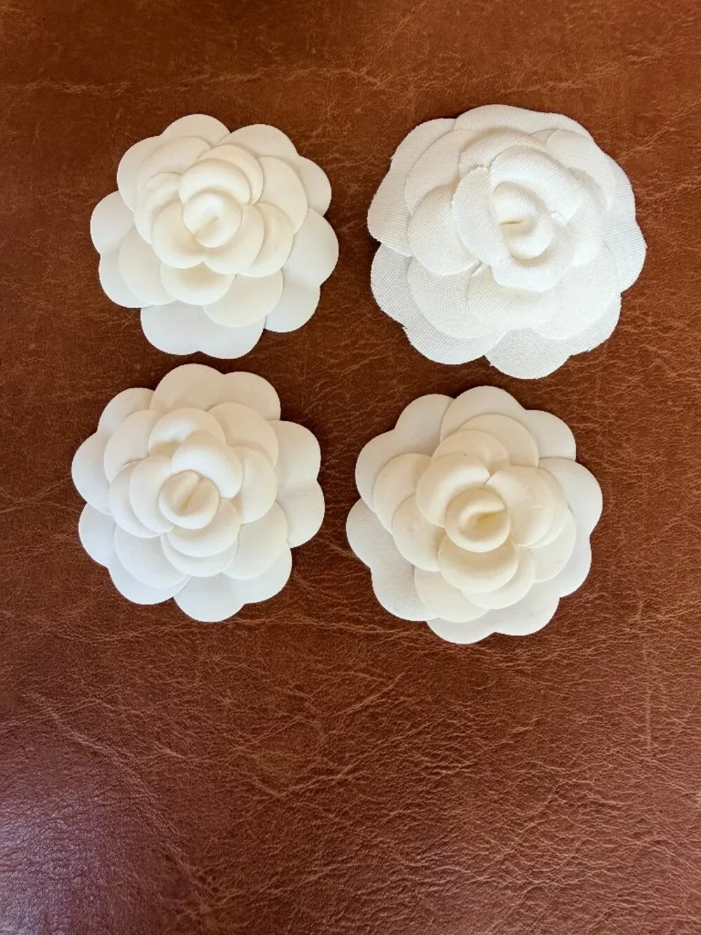 Authentic Chanel Ribbons, Camellia Flowers & Envelope